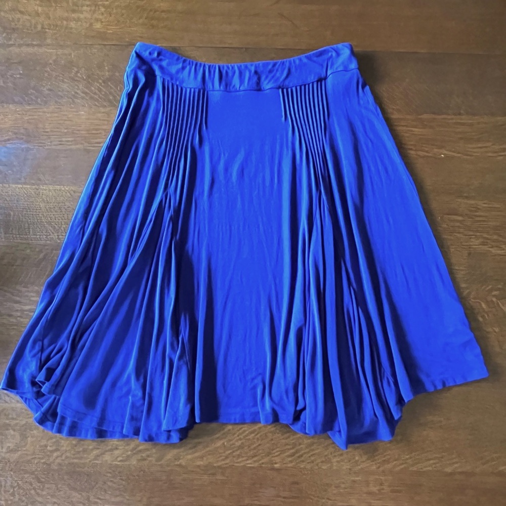 Vintage Anthropologie Fei Periwinkle A-Line Skirt